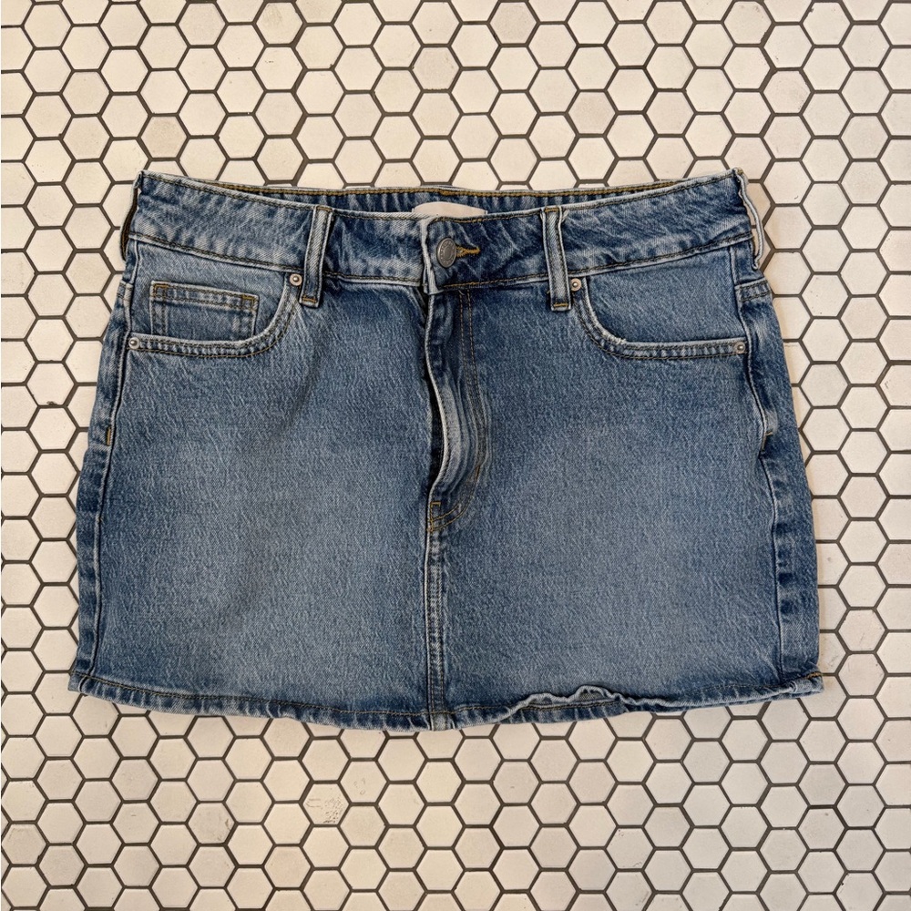 PacSun Light Blue Denim Skirt